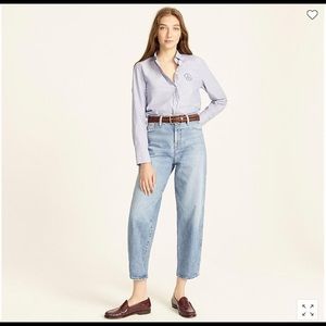 High-rise Peggy tapered jeans